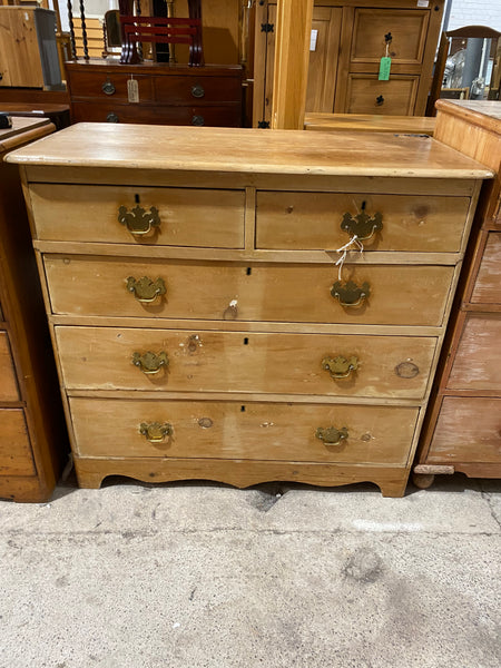 Rustic Pine Chest of Drawers