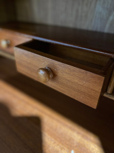 Vintage Mid Century Jentique Teak Writing Bureau