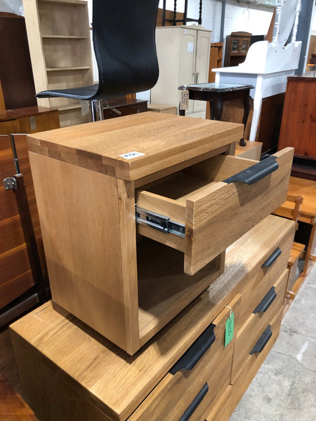 Matching Veneer Chest of Drawers & Bedside Table - GHC - REF