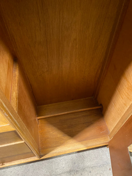 Vintage Single Wardrobe with 3 Drawers & Mirror