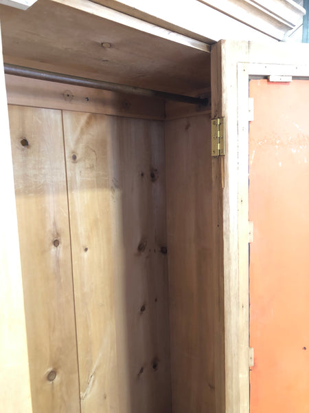 Rustic Pitch Pine Double Wardrobe GHC