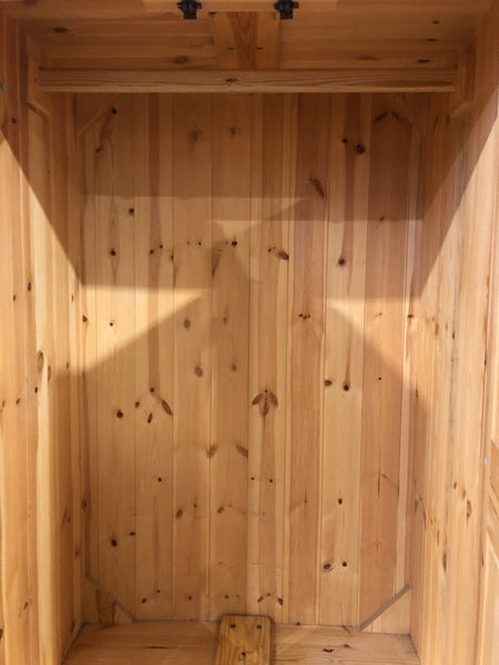 Large White Pine Wardrobe
