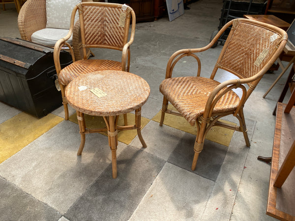 Cane & Rattan Bistro set GHC