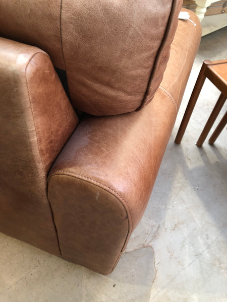 Tan Leather Armchair