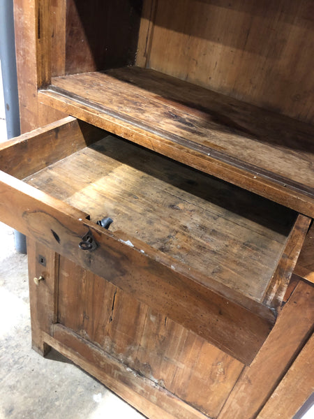 Antique Walnut Linen Cupboard