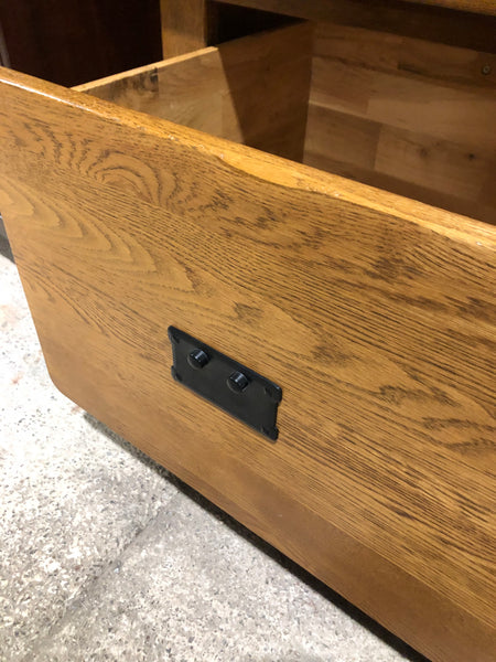 Solid Oak Double Wardrobe