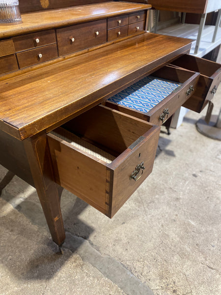 Antique Inlaid Detail Dressing Desk