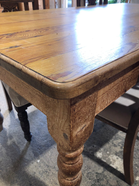 Large Pine Farmhouse Kitchen Table