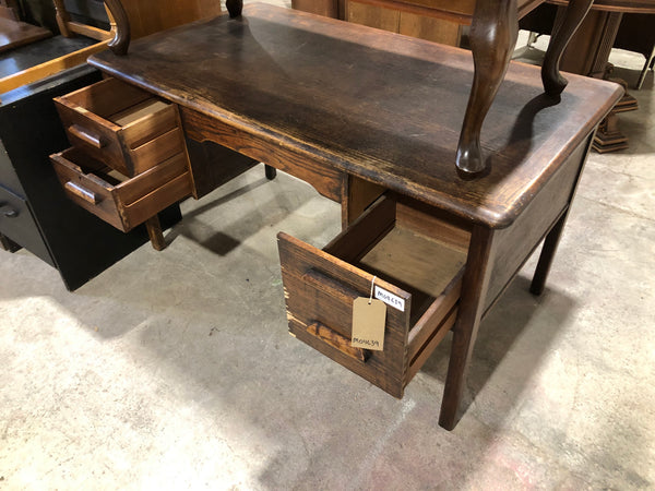 Vintage Oak Teachers Desk
