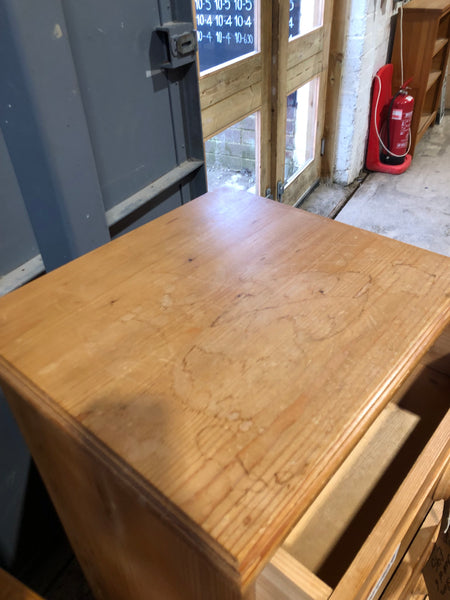 Solid Pine Slim Tallboy Chest of 6 Drawers