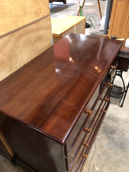 Mahogany 2 over 3 Chest of Drawers