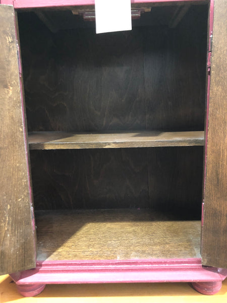 Red Up-Cycled Cabinet