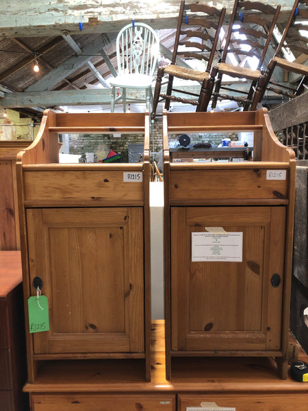 REF - Pair of Pine Bedside Tables