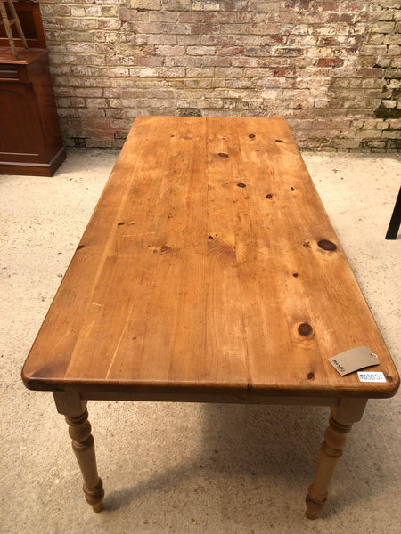 Large Rustic Pine Dining Table