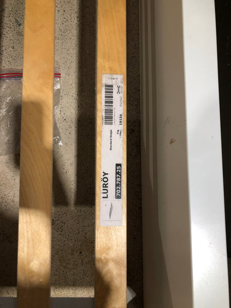 IKEA White Single Bedframe