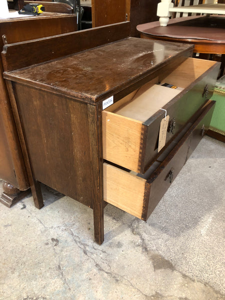 GHC - Vintage Oak Two Drawer Chest of Drawers