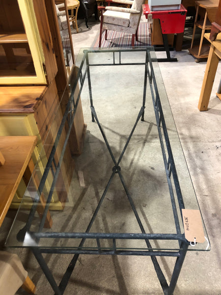 Glass & Metal Table