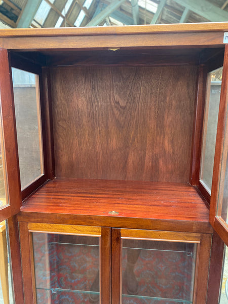 Tall Wooden Display Cabinet