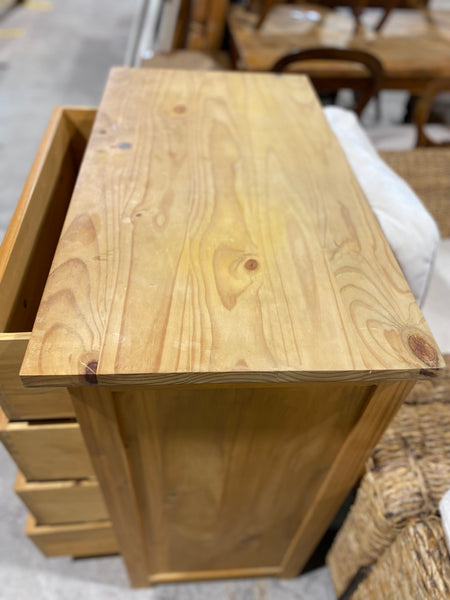 REF - Pine Tallboy Chest of Drawers