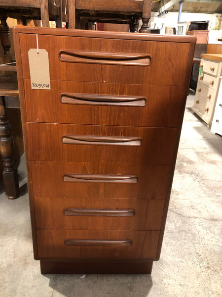 Teak G-Plan Fresco Tallboy Chest of Drawers