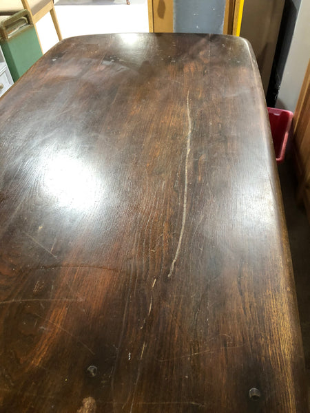 Dark Elm Ercol Refectory Table
