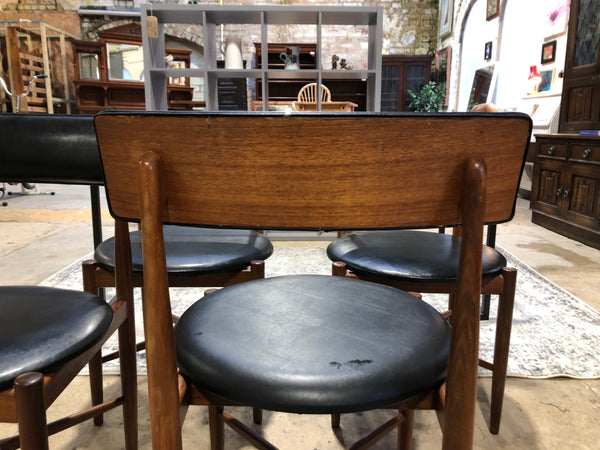 Set of 4 G-Plan Mid Century Teak Dining Chairs