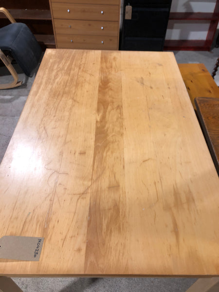 Veneer Dining Table with Drawer