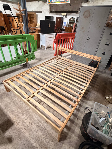IKEA Pine Double Bed Frame
