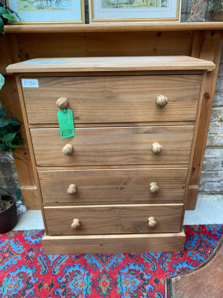 REF - Pine Tallboy Chest of Drawers