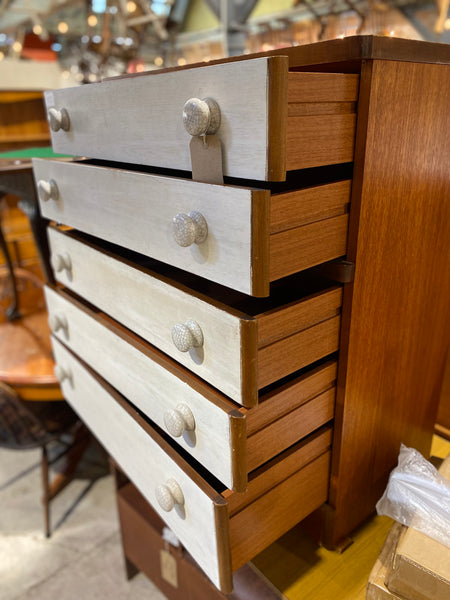 Vintage Teak Chest of Drawers