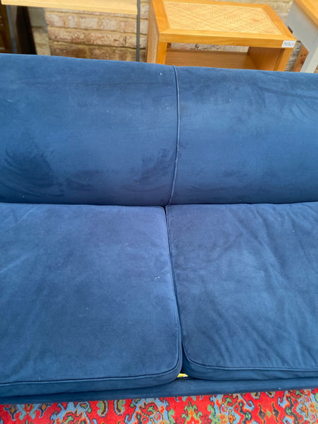 Blue Corner Sofa Bed