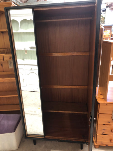 Mid Century Stag Wardrobe with Mirror