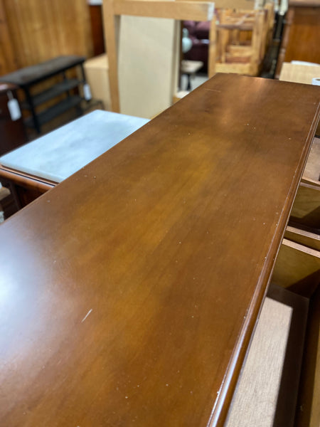 Three Drawer Console Table & Bookshelf