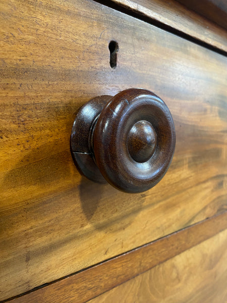 Flamed Mahogany Chest of Drawers