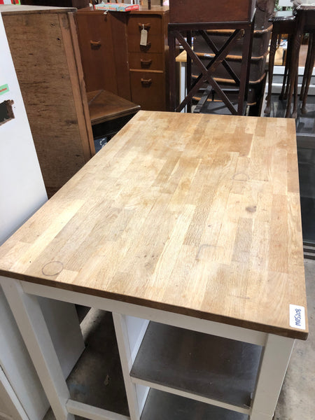 IKEA Stenstorp Oak Topped Kitchen Island