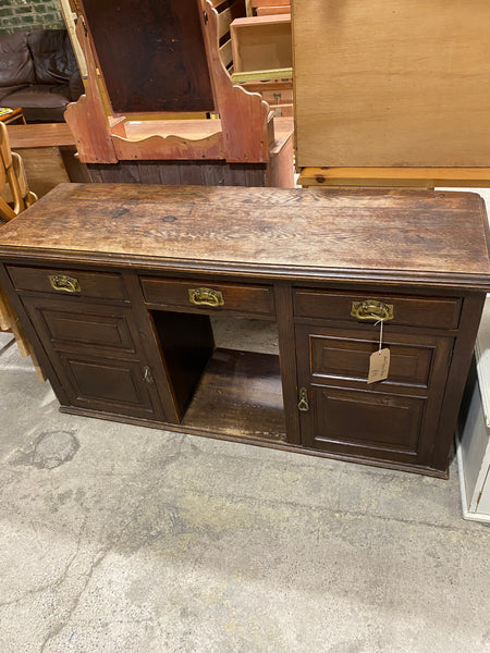 Large Vintage Oak Desk