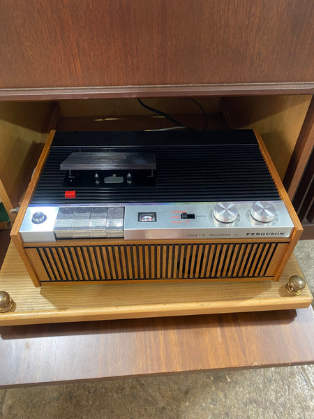 Mid Century Radiography Sideboard with cassette & turntable