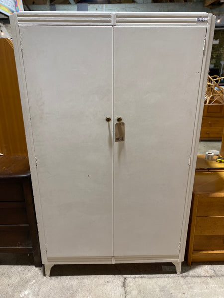 Vintage Painted Lebus Wardrobe