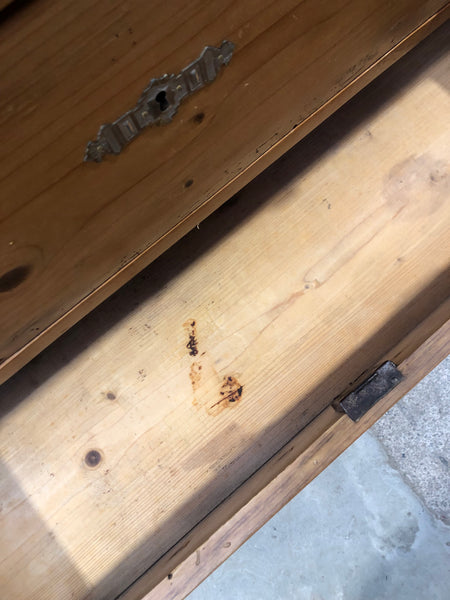 Rustic Vintage Pine Chest of Drawers