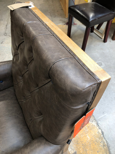 Faux Leather Armchair