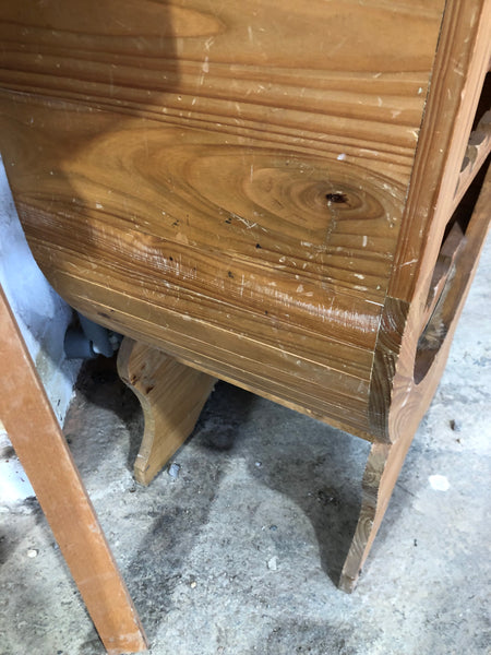 Handmade Wooden Wine Rack