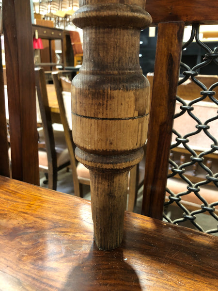 Small Rustic Pine Farmhouse Dining Table