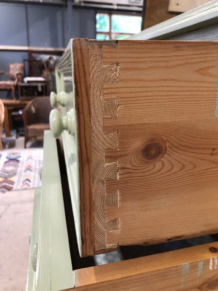 Green Compact Chest of Drawers
