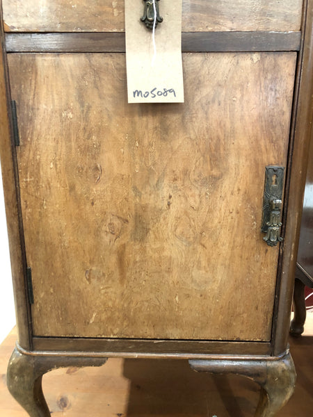 Pair of Art Deco Burr Walnut Bedside Tables