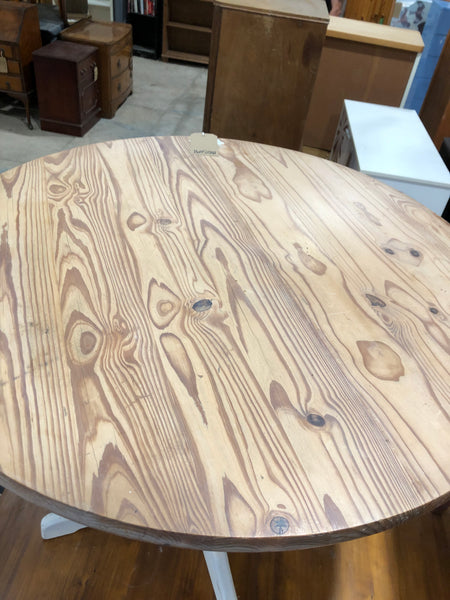 Small Round Pine Dining Table