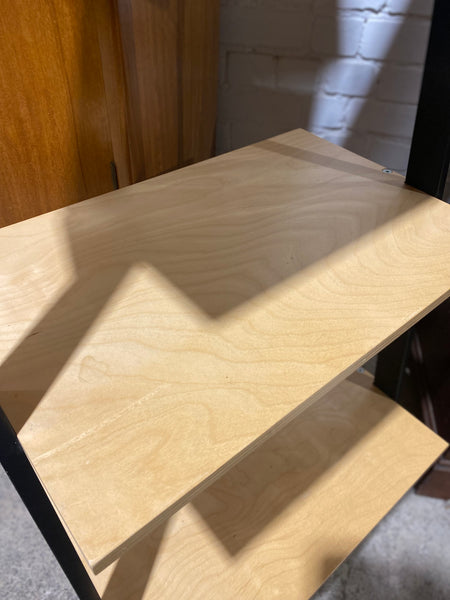 Industrial Style Leaning Bookcase