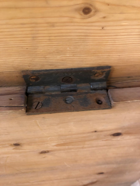 Waxed Victorian Pine Blanket Box