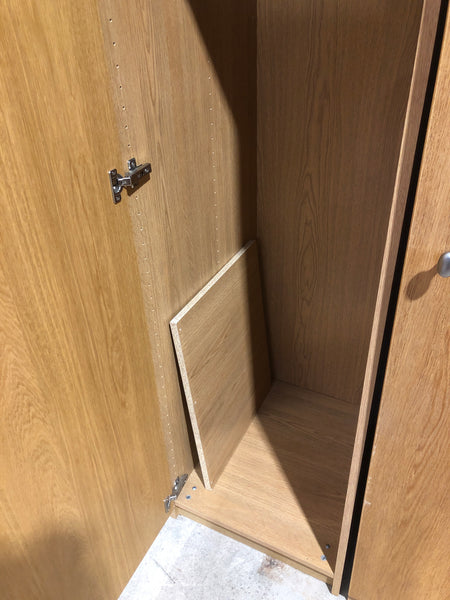 Slim Wood Effect Wardrobe