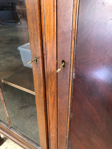 Antique Mahogany Display Cabinet