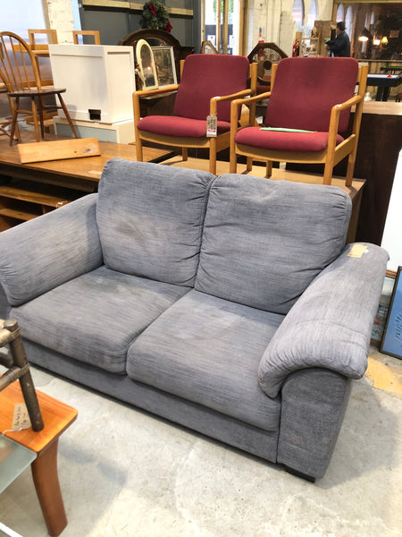 Grey Two Seater Sofa